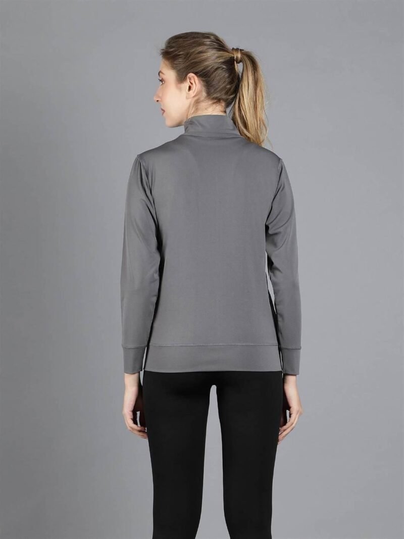 Waylene Grey Sweatshirt for Women, Perfect for Gym & Casual Wear, Shop Online, Buy Online - Image 5