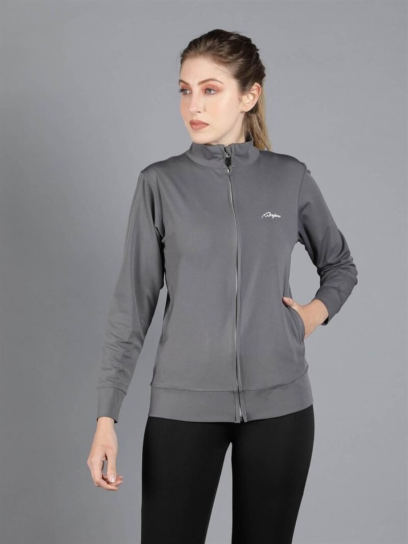 Waylene Grey Sweatshirt for Women, Perfect for Gym & Casual Wear, Shop Online, Buy Online - Image 2