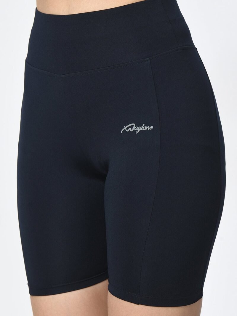 Waylene High-Performance Navy Blue Shorts for Women | Stylish Activewear - Image 5