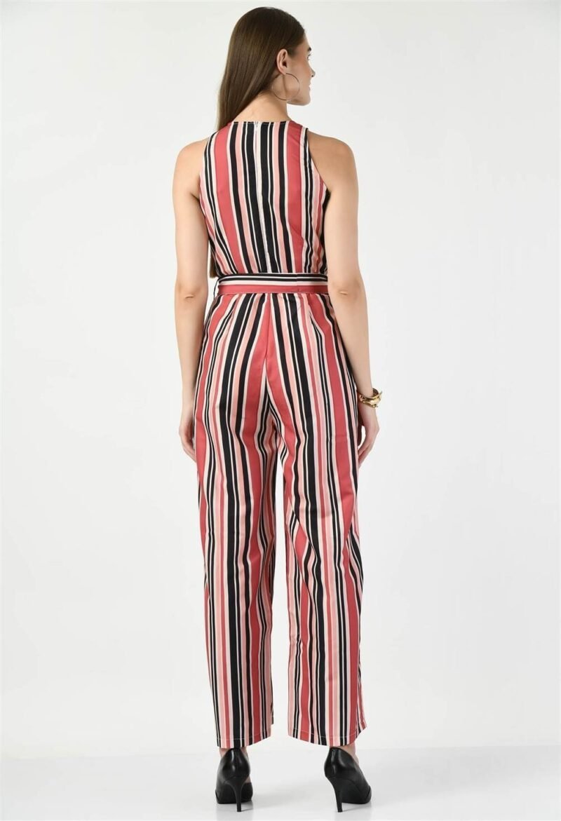 Waylene Striped Multicolor Sleeveless Jumpsuit for Women, Perfect for Casual Wear, Shop Online, Buy Online - Image 2