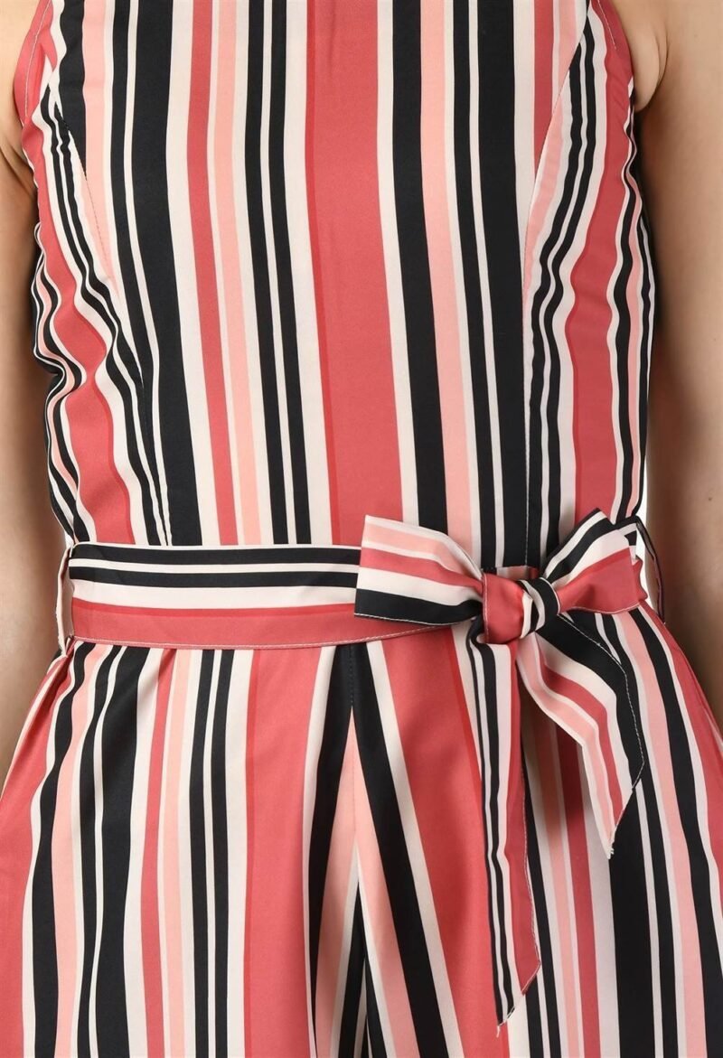Waylene Striped Multicolor Sleeveless Jumpsuit for Women, Perfect for Casual Wear, Shop Online, Buy Online - Image 6