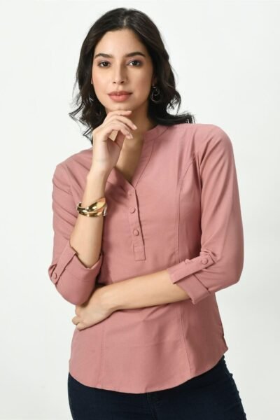 Waylene Women's Pink Top for Casual Western Wear, Shop Online, Buy Online for Women